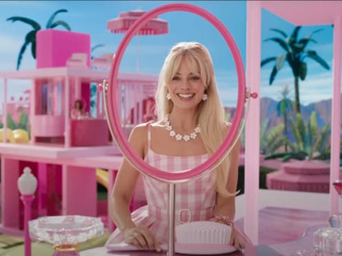 Margot Robbie stars in the live-action Barbie movie