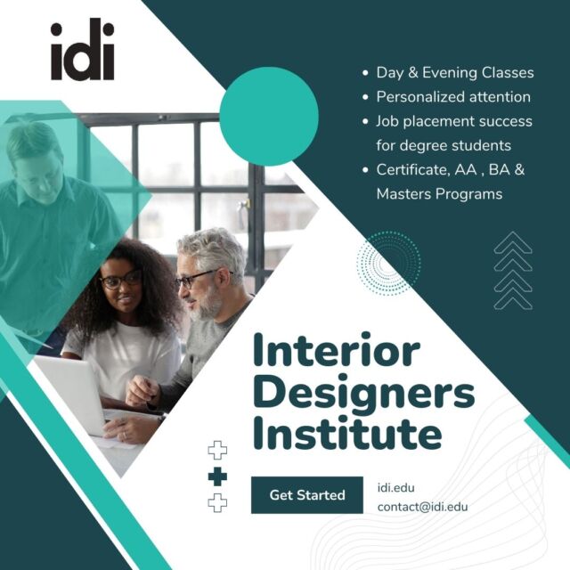 interior design degree online accredited